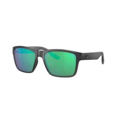Costa Mannelijk Sunglass 6S9049 Paunch - Framekleur: Mat dofgrijs kristal, Lenskleur: Groen gespiegeld