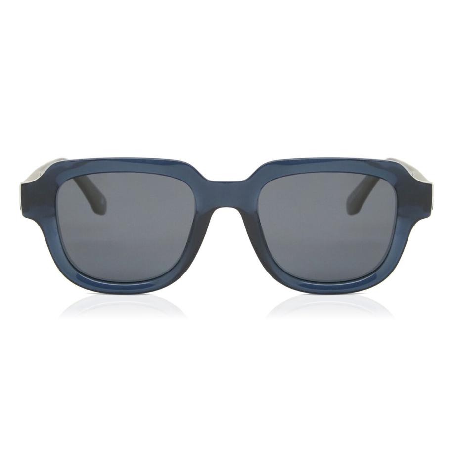 Heren Vierkant Volledige rand Plastic Grijs Zonnebril - Arise Collective