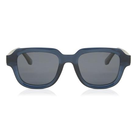 Heren Vierkant Volledige rand Plastic Grijs Zonnebril - Arise Collective