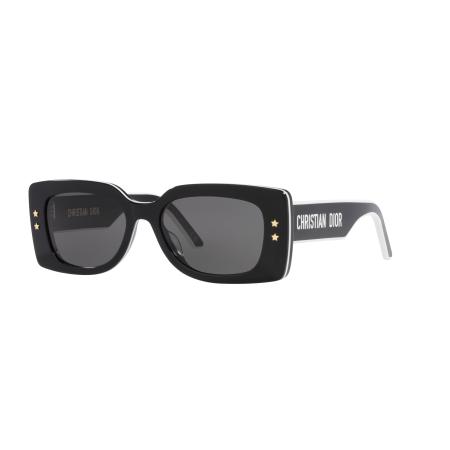 DIOR Vrouwelijk Sunglass DiorPacific S1U - Framekleur: Zwart glanzend, Lenskleur: Dofgrijs