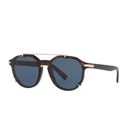DIOR Mannelijk Sunglass DiorBlackSuit RI - Framekleur: Havana, Lenskleur: Blauw