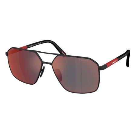 Prada Linea Rossa PS A50S DG008F Zwart Heren Zonnebril