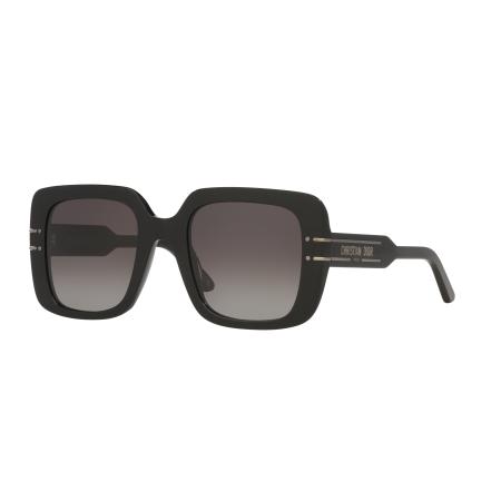 DIOR Vrouwelijk Sunglass DiorSignature S11I CD40171I - Framekleur: Zwart, Lenskleur: Grijs