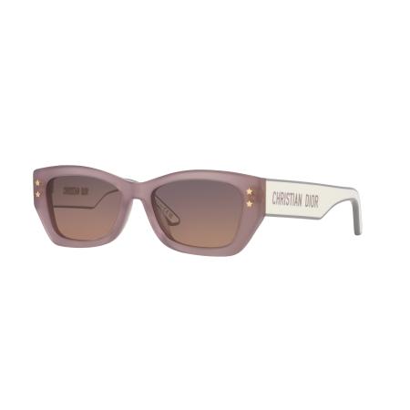 DIOR Vrouwelijk Sunglass CD40113U - Framekleur: Grijs, Lenskleur: Paars gradiënt