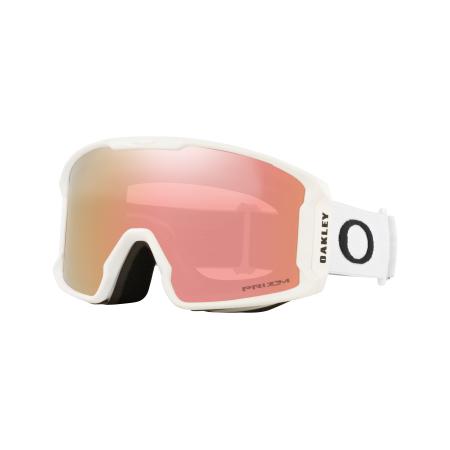 Oakley Unisex Sunglass OO7093 Line Miner™ M Snow Goggles - Framekleur: Matwit, Lenskleur: Prizm Rose Gold Iridium