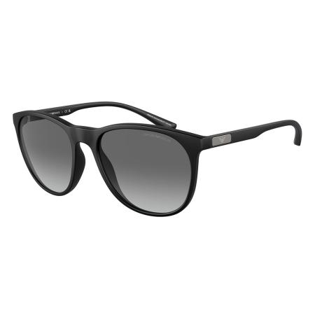 Emporio Armani EA4210F Aziatische pasvorm 500111 Zwart Heren Zonnebril