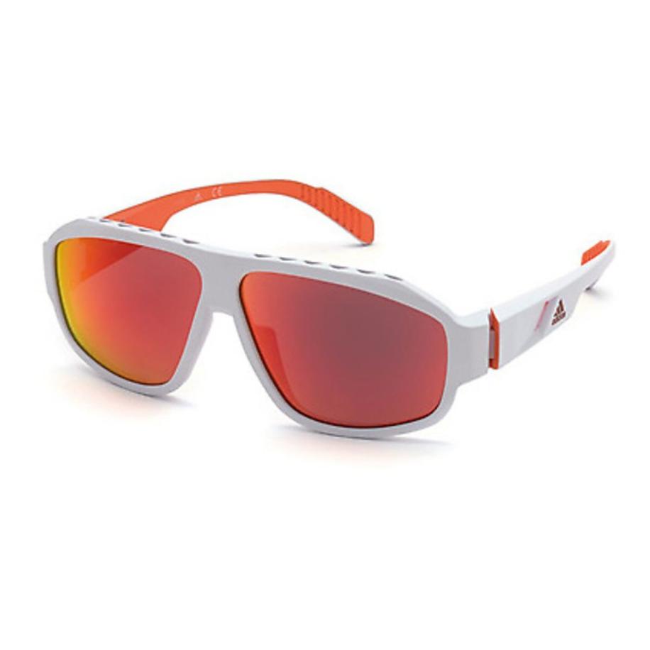 Adidas Sport SP0025 21L Wit Heren Zonnebril