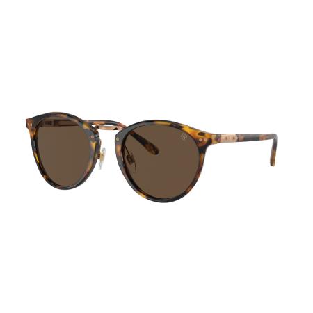 Ralph Lauren Mannelijk Sunglass RL8223 The Quincy - Framekleur: Antiek Havana, Lenskleur: Bruin