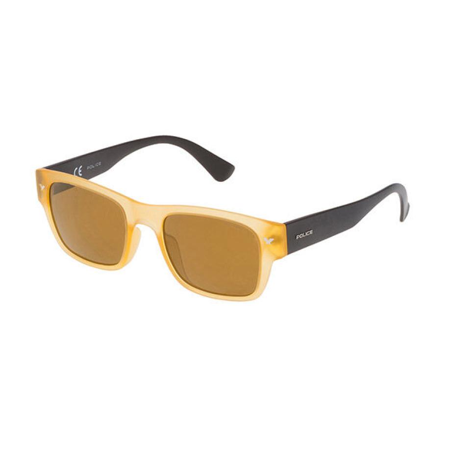Police SPL150 OFFSTAGE 1 Polarized 760G Geel Heren Zonnebril