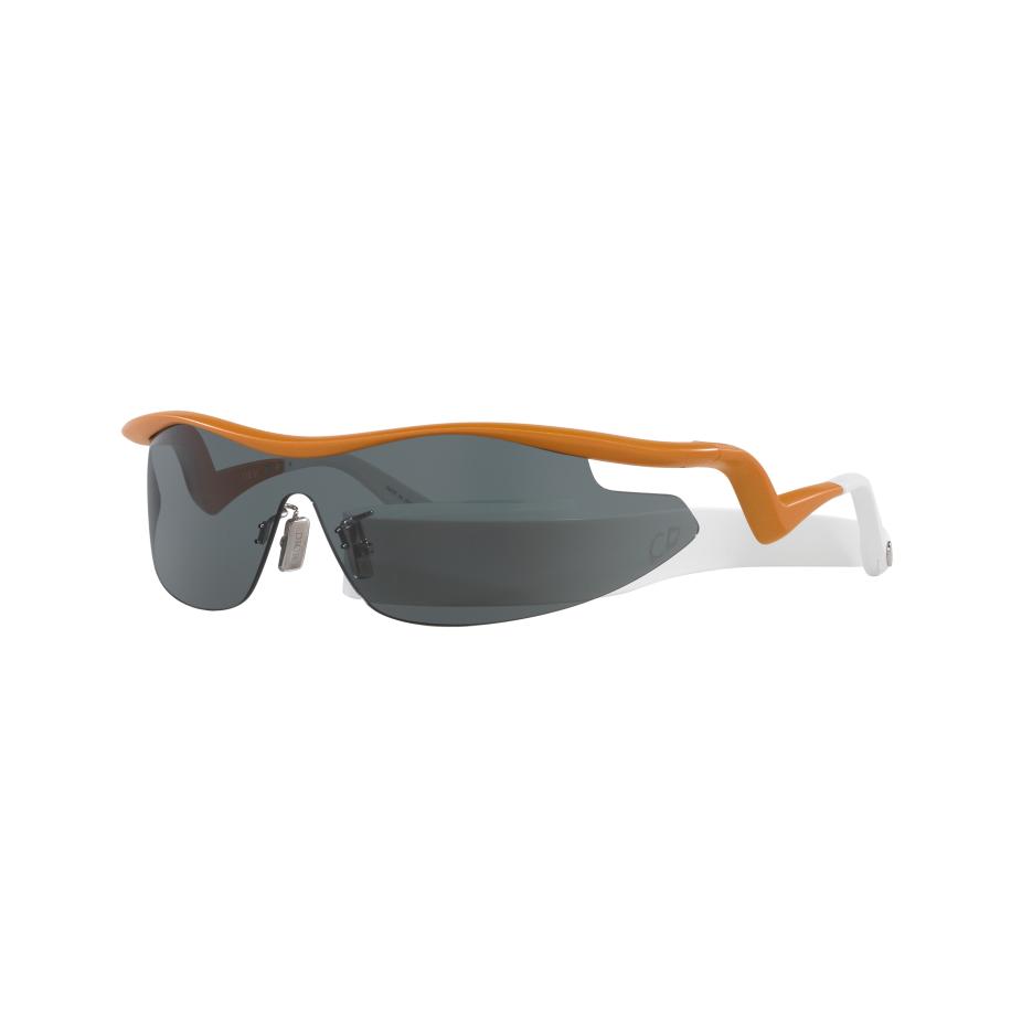 DIOR Mannelijk Sunglass Runindior S1U - Framekleur: Oranje, Lenskleur: Dofgrijs Grijs
