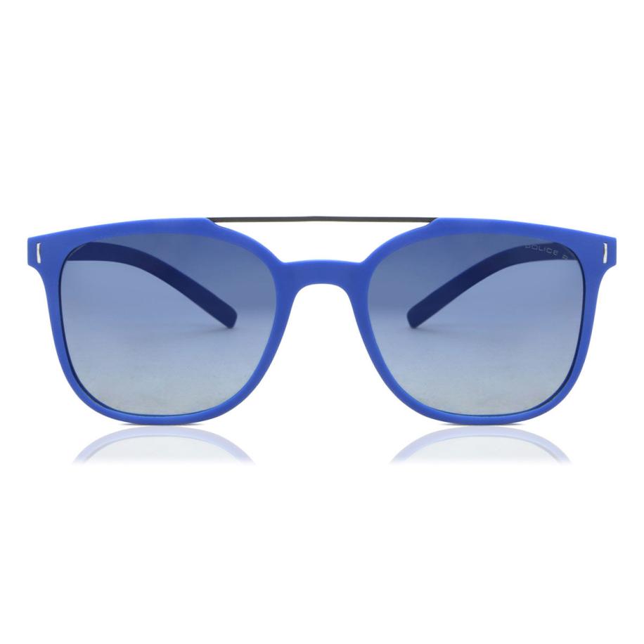 Police SPL169 WAGER 1 Polarized J15P Blauw Heren Zonnebril