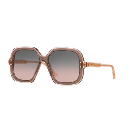 DIOR Vrouwelijk Sunglass CD40123I - Framekleur: Roze, Lenskleur: Grijs Gradiënt