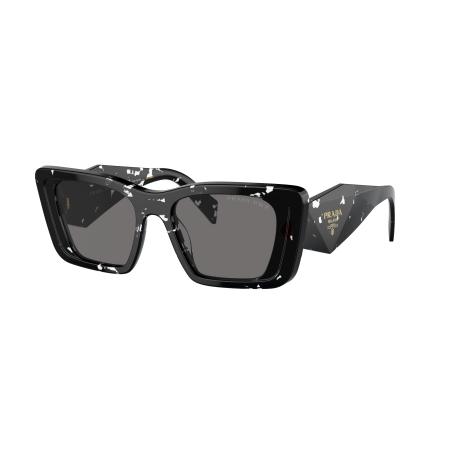 Prada Vrouwelijk Sunglass PR 08YS - Framekleur: Zwart kristal schildpad, Lenskleur: Donkergrijs Polarized