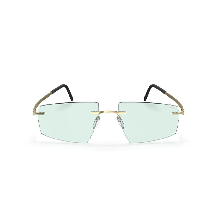 Silhouette Escondido Randloos 8747/75 8540 Goud Heren Zonnebril