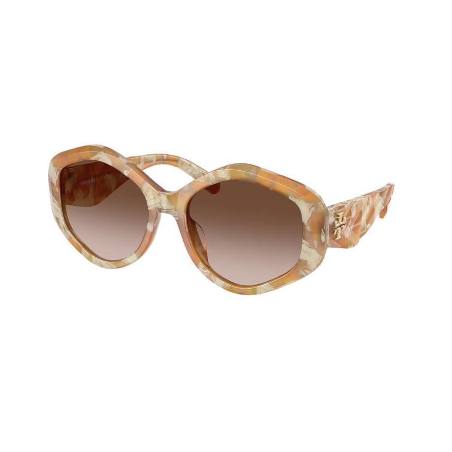 Tory Burch TY7217U 194913 Tortoiseshell Dames Zonnebril