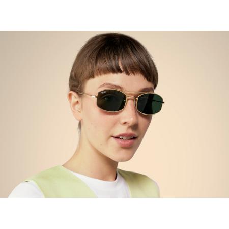 Ray-Ban Unisex Sunglass RB3719 - Framekleur: Arista goud, Lenskleur: G-15 Groen
