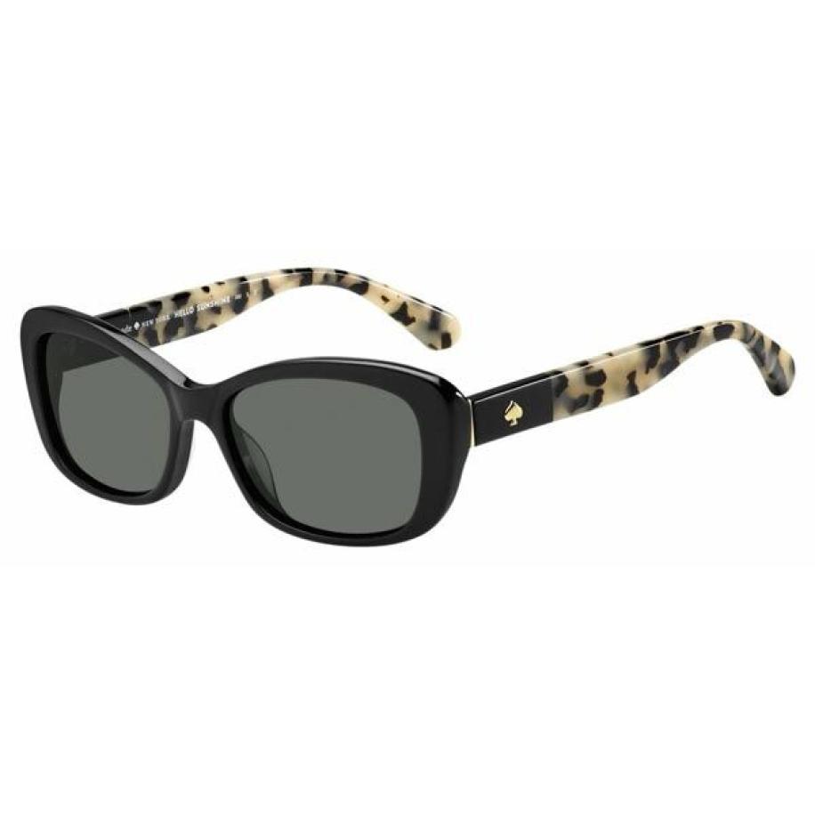 Kate Spade Claretta/P/S WR7/M9 Zwart Dames Zonnebril