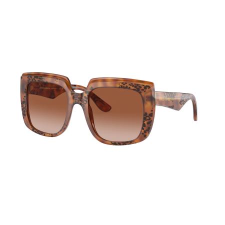 Dolce&Gabbana Vrouwelijk Sunglass DG4414 - Framekleur: Havana, Lenskleur: Bruin Gradiënt