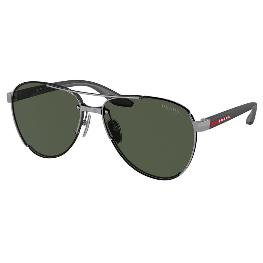 Prada Linea Rossa PS 51YS 5AV50F Gunmetal Heren Zonnebril