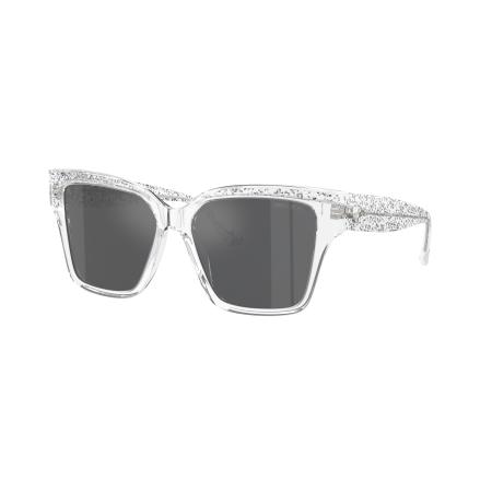 Jimmy Choo Vrouwelijk Sunglass JC5003 - Framekleur: Kristal glitter, Lenskleur: Grijs gespiegeld zilver