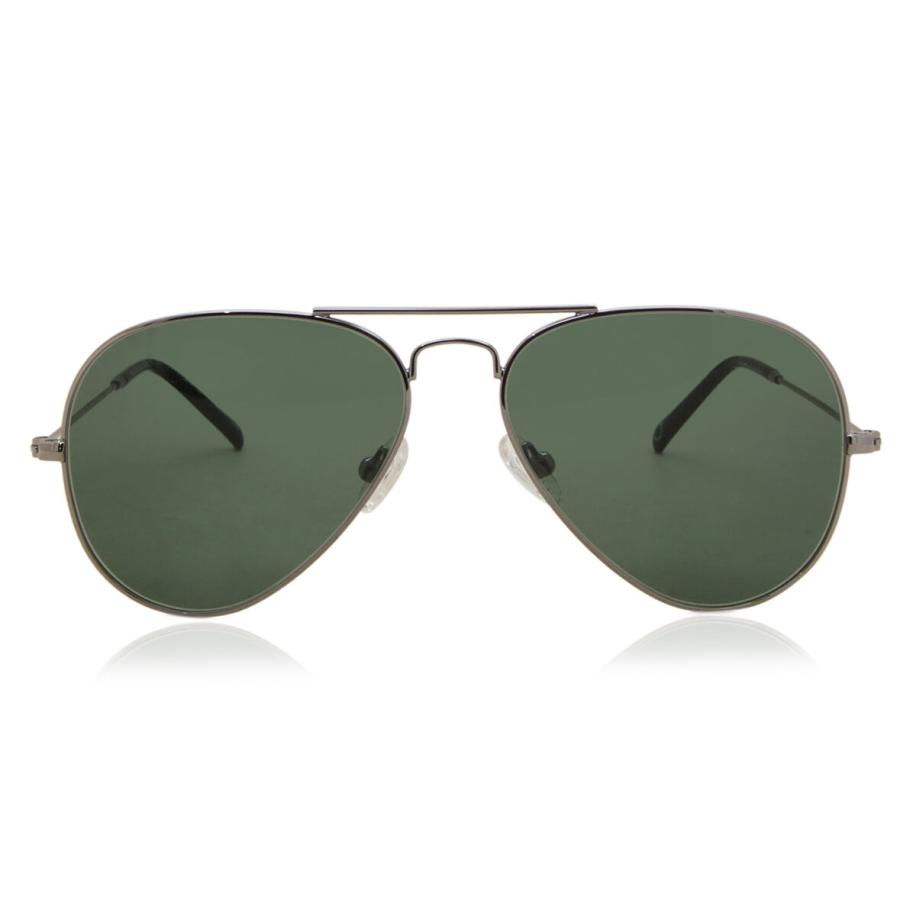 Heren Piloot Volledige rand Metaal Zilver Zonnebril - SmartBuy Collection