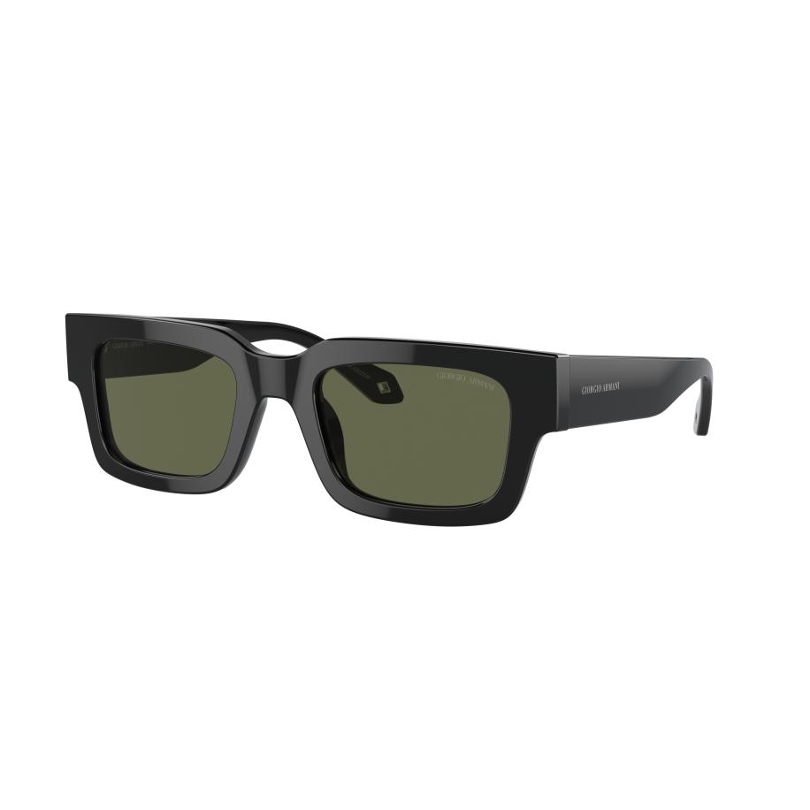 Giorgio Armani AR8184U Polarized 587558 Zwart Heren Zonnebril Groen