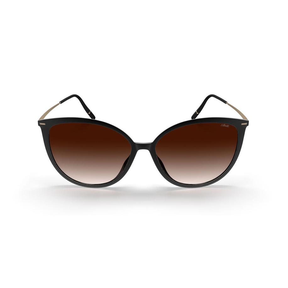 Silhouette Hermosa Fullrim 3195/75 9030 Zwart Heren Zonnebril