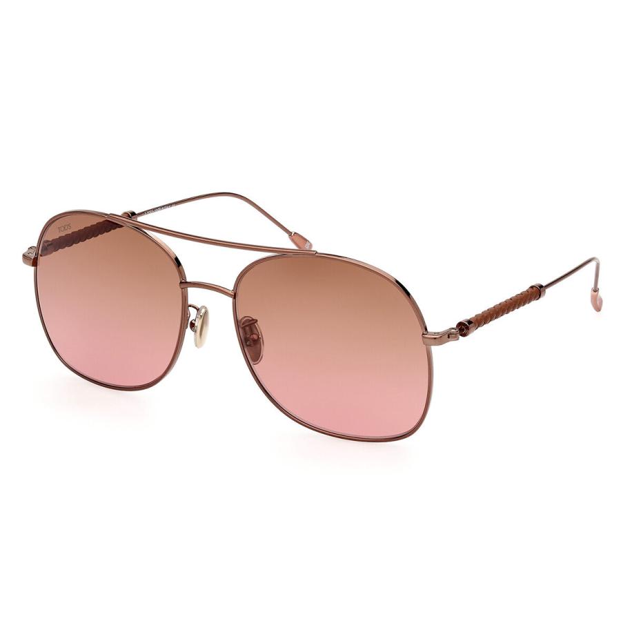 TODS TO0357 34F Bruin Dames Zonnebril