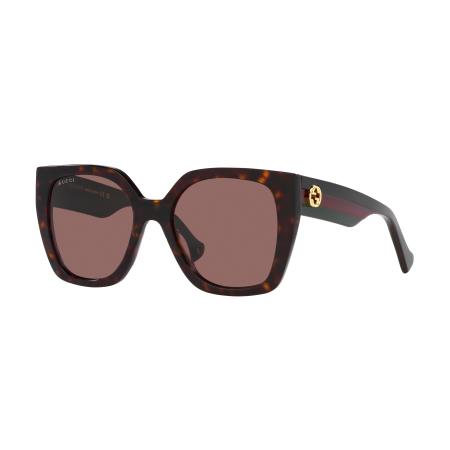Gucci Vrouwelijk Sunglass GG1300S - Framekleur: Tortoise, Lenskleur: Bruin