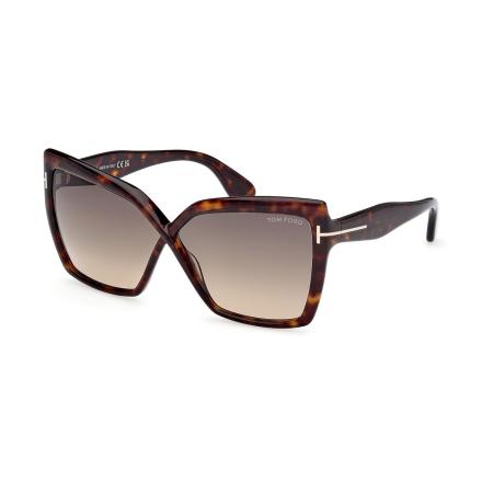 Tom Ford FT1195 FIORE 52B Tortoiseshell Dames Zonnebril