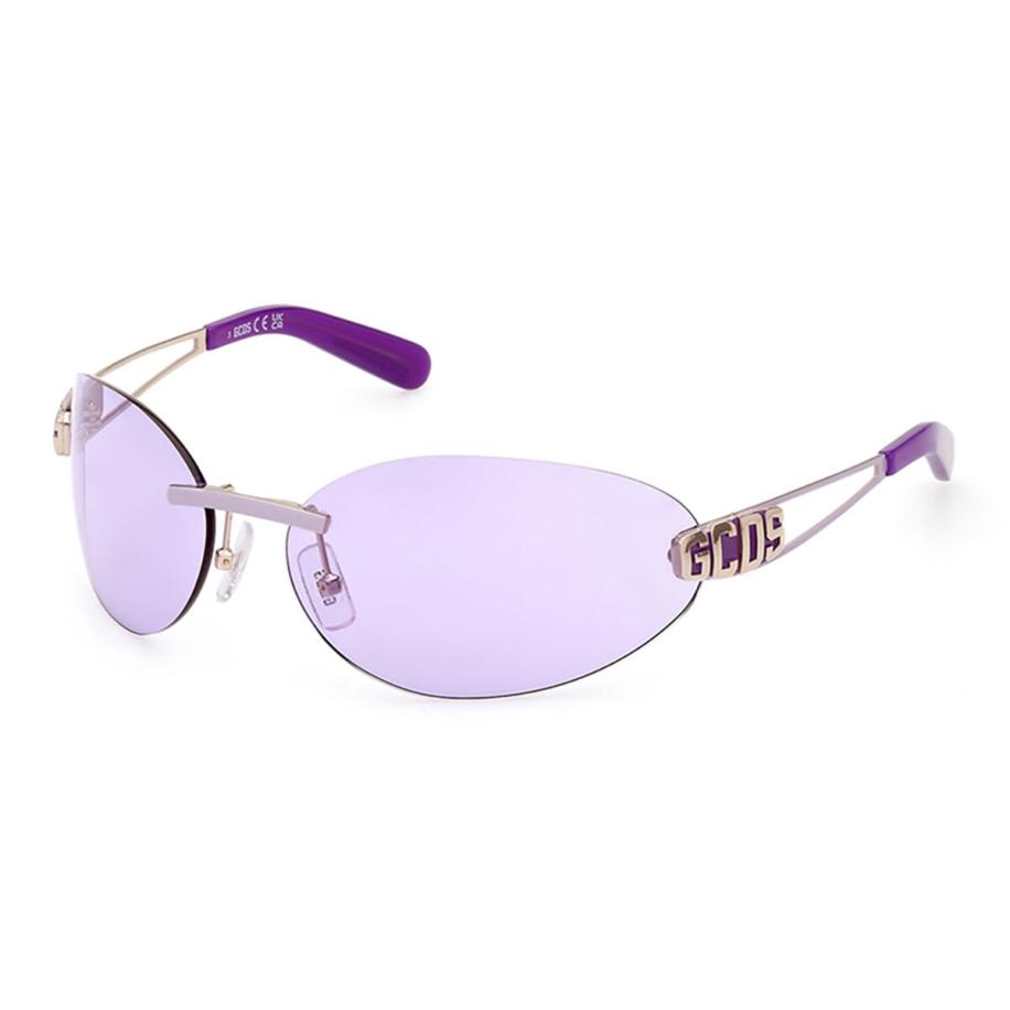 GCDS GD0032 80Y Goud Dames Zonnebril