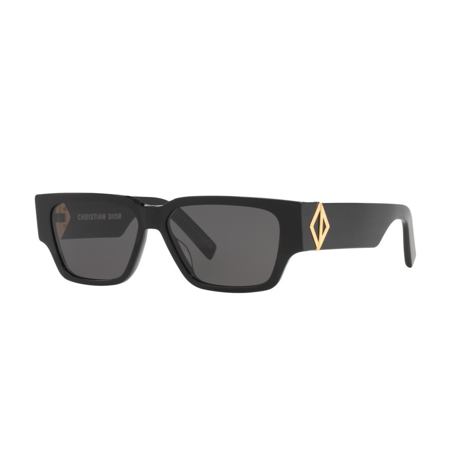 DIOR Mannelijk Sunglass CD Diamond S5I - Framekleur: Zwart, Lenskleur: Grijs Grijs