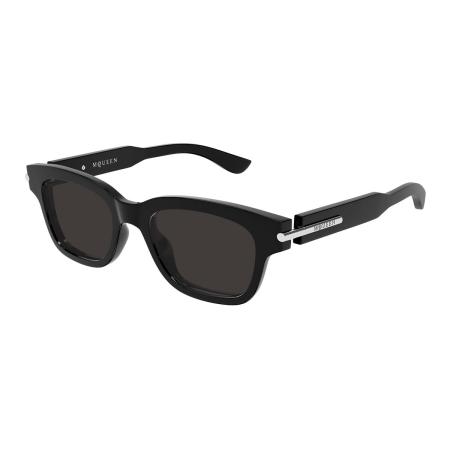 Alexander McQueen AM0497S 001 Zwart Heren Zonnebril