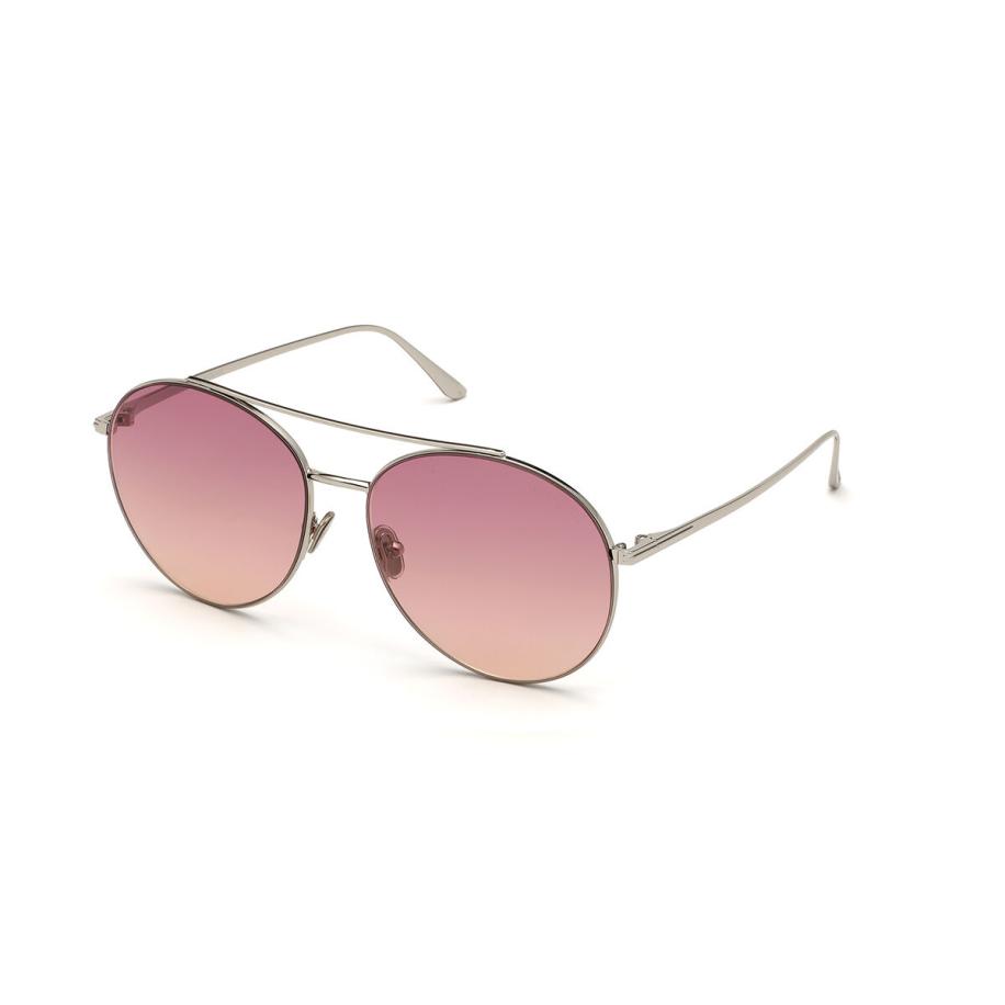 Tom Ford FT0757 CLEO 16F Zilver Dames Zonnebril