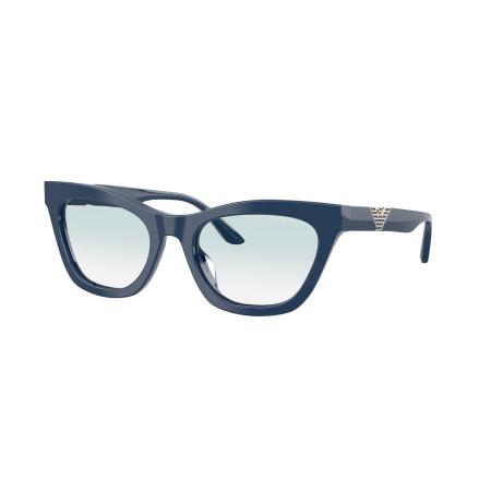Emporio Armani Vrouwelijk Sunglass EA4259U - Framekleur: Glanzend blauw, Lenskleur: Helder gradiënt blauw
