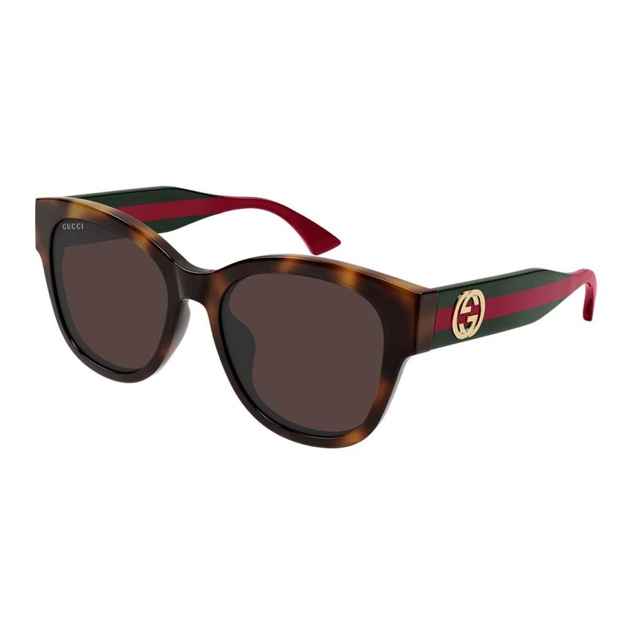 Gucci GG1866SK Aziatische pasvorm 2 Tortoiseshell Dames Zonnebril