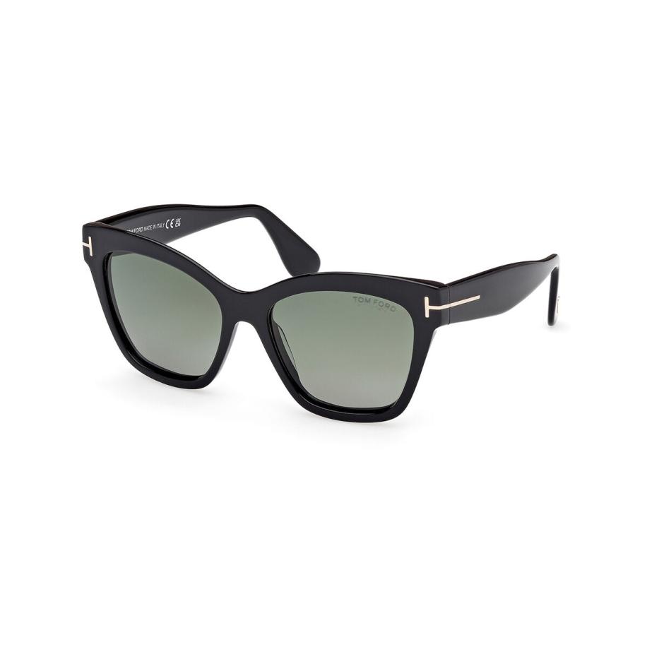 Tom Ford FT1217 ELVIRA Polarized 1R Zwart Dames Zonnebril
