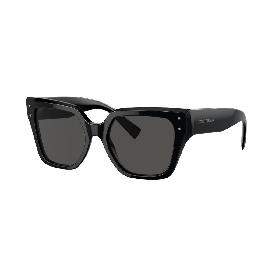 Dolce&Gabbana Vrouwelijk Sunglass DG4471 - Framekleur: Zwart, Lenskleur: Donkergrijs Grijs