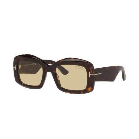 Tom Ford FT1218 VENETIA 52E Tortoiseshell Dames Zonnebril