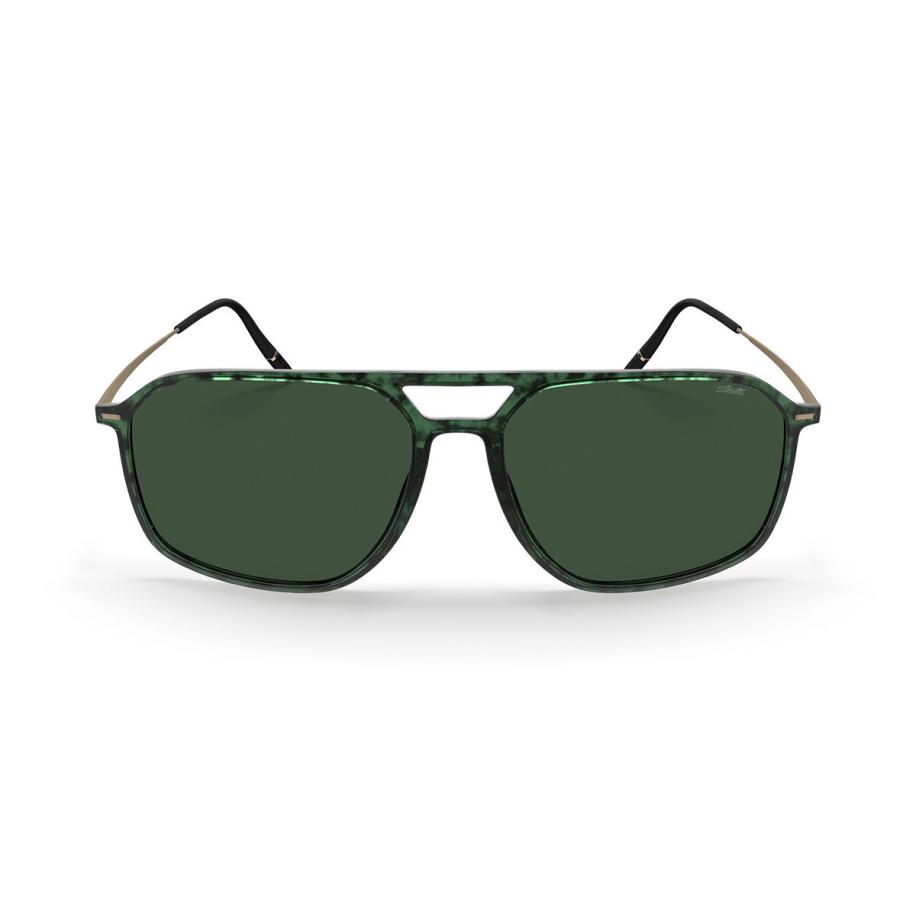 Silhouette Pinnacles Fullrim 4085/75 5530 Groen Heren Zonnebril