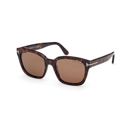 Tom Ford FT1216 HAYLAY Polarized 52H Tortoiseshell Dames Zonnebril