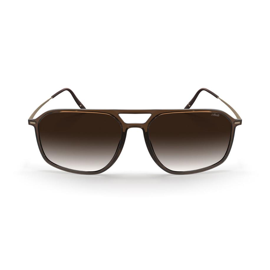 Silhouette Pinnacles Fullrim 4085/75 6030 Bruin Heren Zonnebril