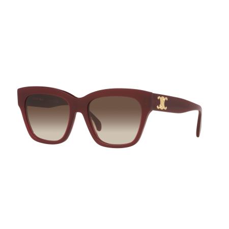 Celine Vrouwelijk Sunglass Cl40253I - Framekleur: Rood, Lenskleur: Bruin Gradiënt