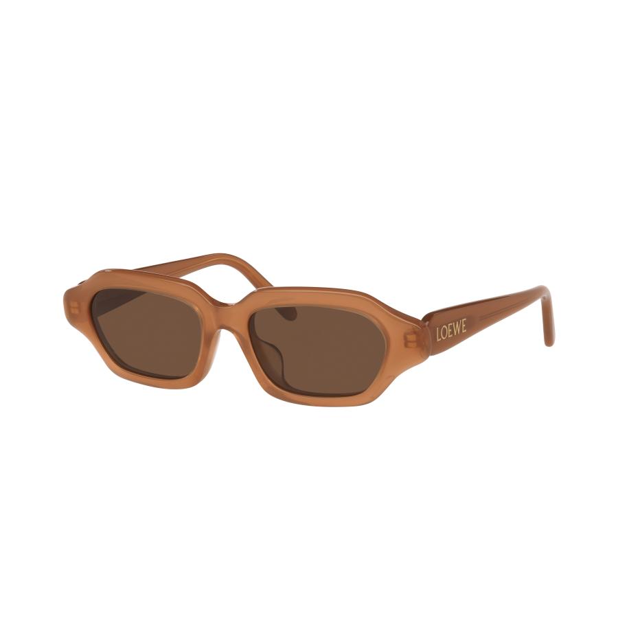Loewe Vrouwelijk Sunglass Slim LW40157U - Framekleur: Bruin Zwart, Lenskleur: Bruin Bruin