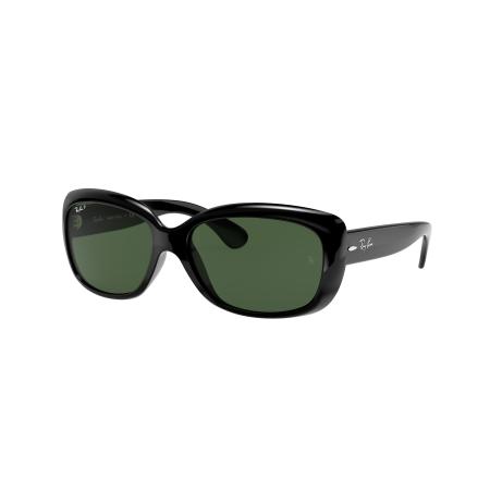 Ray-Ban Vrouwelijk Sunglass RB4101 Jackie Ohh - Framekleur: Zwart, Lenskleur: G-15 Groen