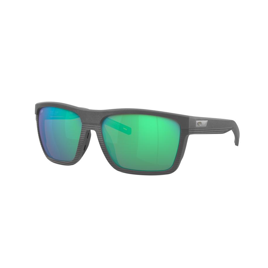 Costa Mannelijk Sunglass 6S9086 Pargo - Framekleur: Donkergrijs, Lenskleur: Groen gespiegeld Groen
