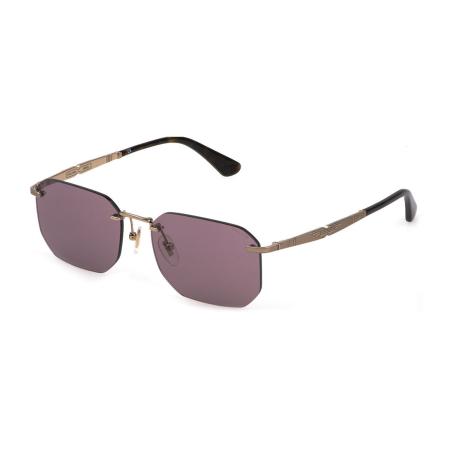 Police SPLF69 08M6 Bruin Heren Zonnebril