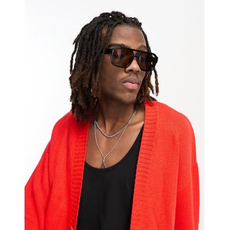 A.Kjaerbede - Kaya - Aviator zonnebril in zwart