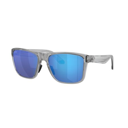 Costa Mannelijk Sunglass 6S9126 Los Alijos - Framekleur: Grijs kristal, Lenskleur: Blauw gespiegeld