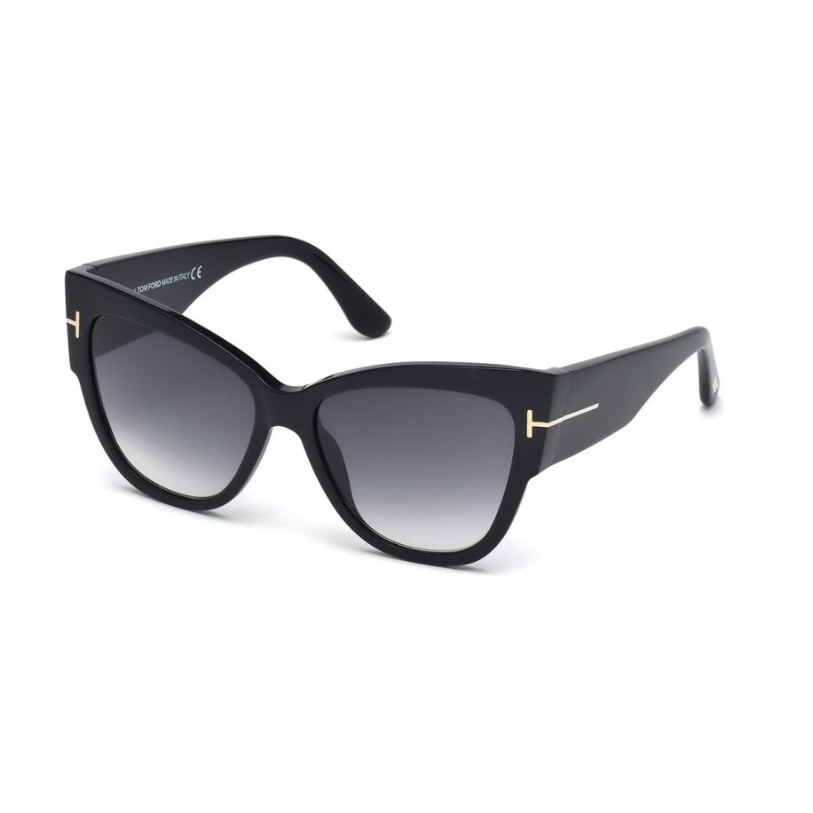 Tom Ford FT0371 ANOUSHKA 1B Zwart Dames Zonnebril